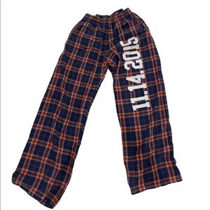 Plaid pajama pants